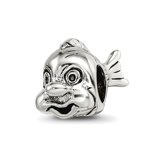 Sterling Silver Reflections Fish Bead
