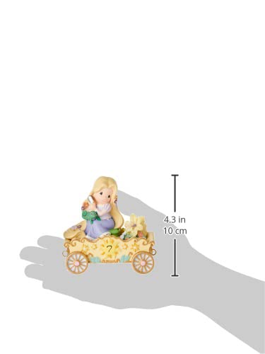 Disney I'm In Heaven To Be Seven!, Precious Moments Disney Birthday Princess Parade Figurine, Age 7, Count 1