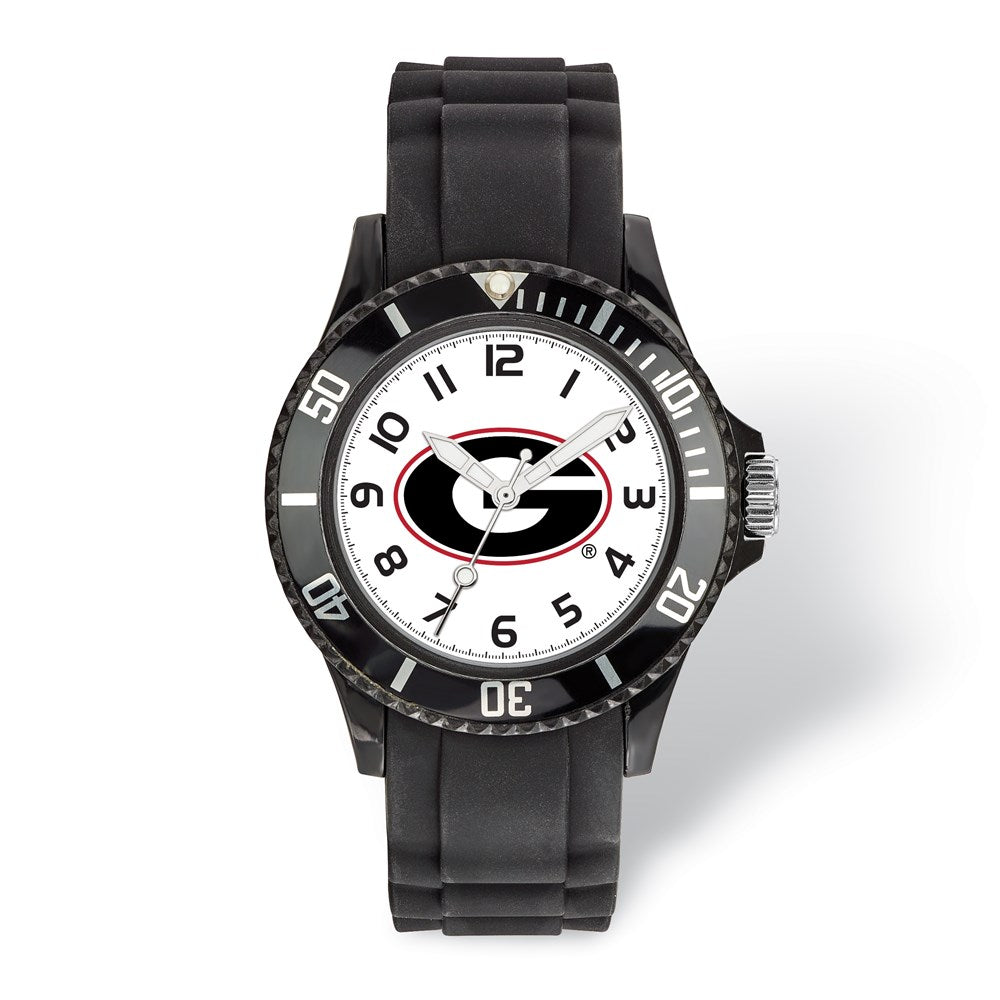 LogoArt University of Georgia Scholastic Silicone Strap Quartz Watch QUGA170
