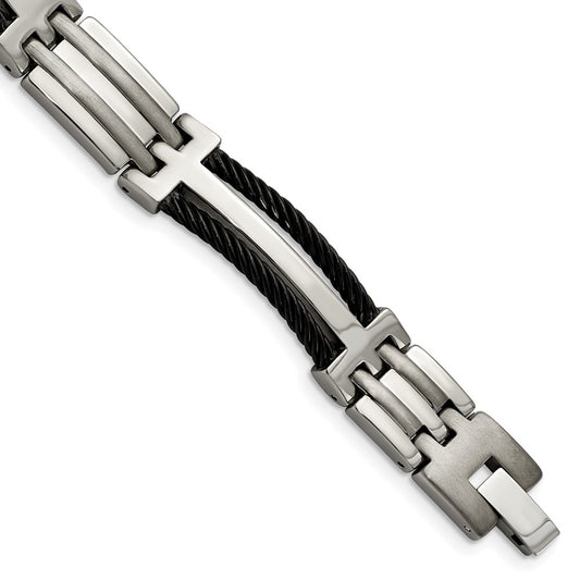 Titanium Black Plating 8.5in Bracelet 8.5 inches