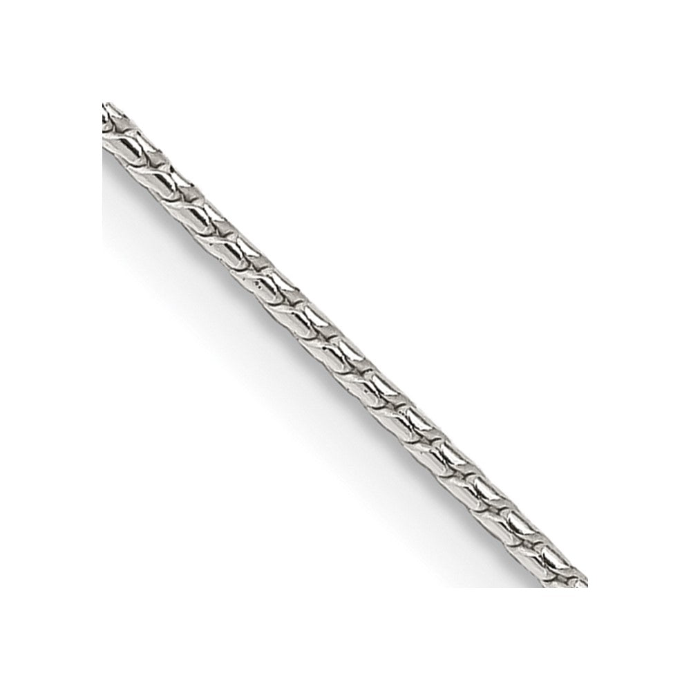 Sterling Silver 1.25mm Round Franco Chain 30 Inches