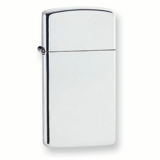 Zippo 1500 Windproof High-Polish Sterling Silver Slim Lighter