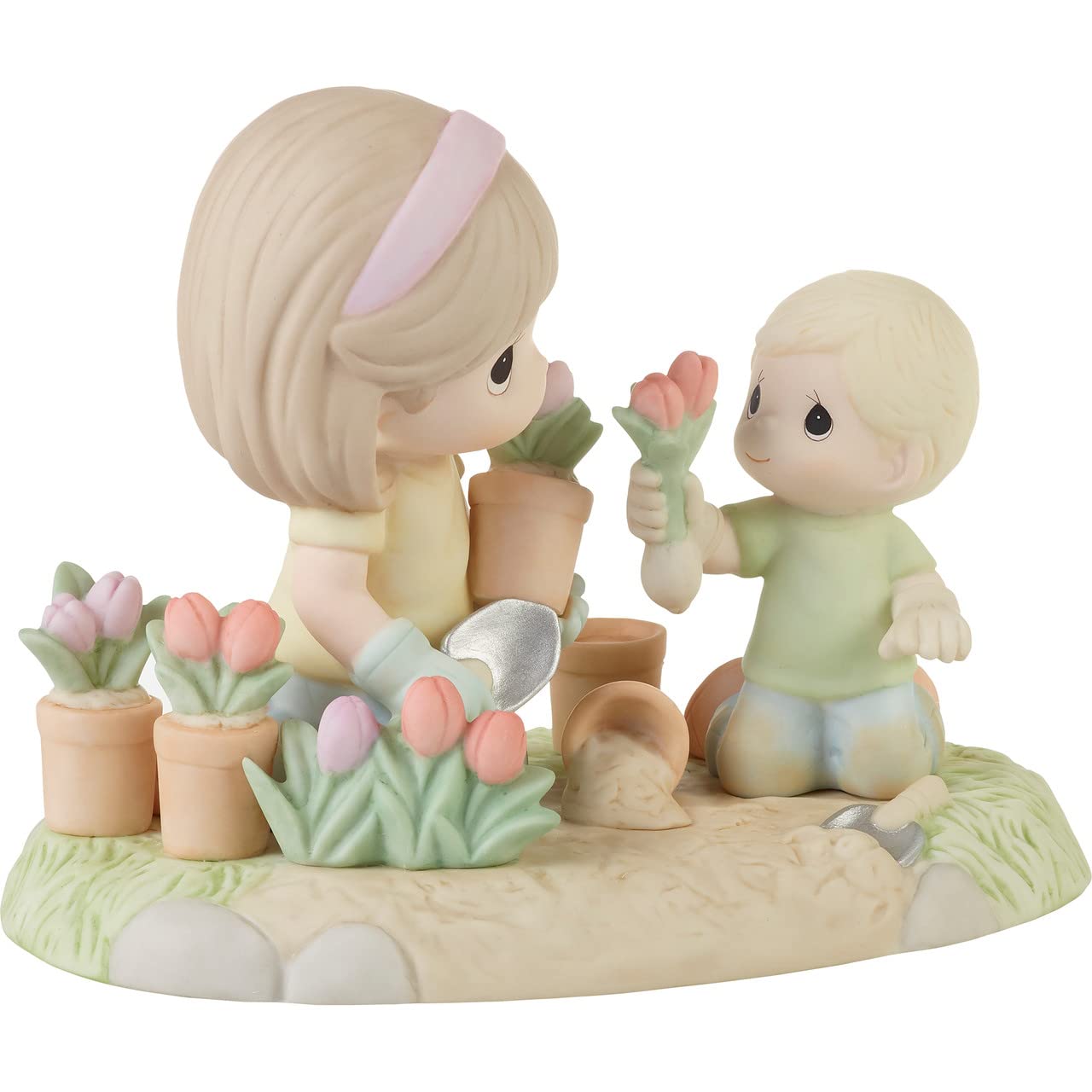 Precious Moments 223004 Perfectly Balanced Blonde Bisque Porcelain Figurine