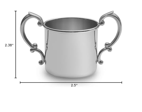 Empire Silver Double Handle Baby Cup