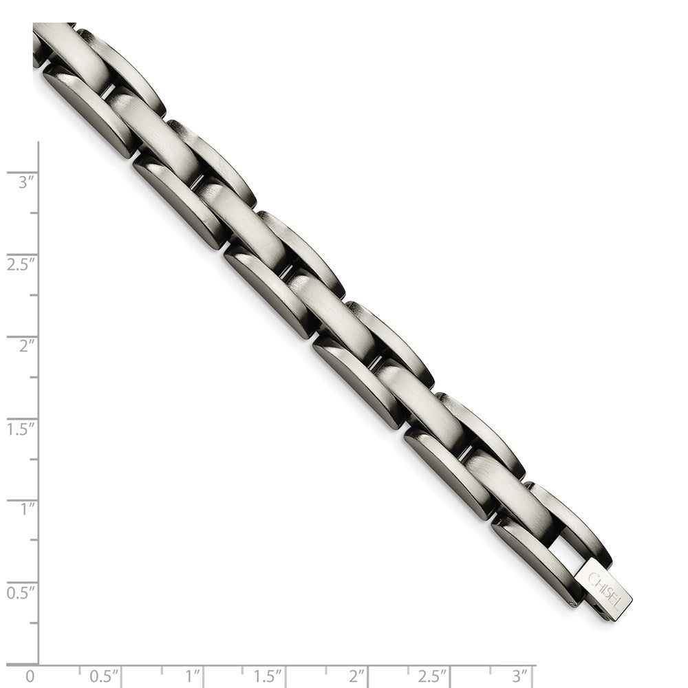 Stainless Steel Brushed 8in Bracelet 8 inches