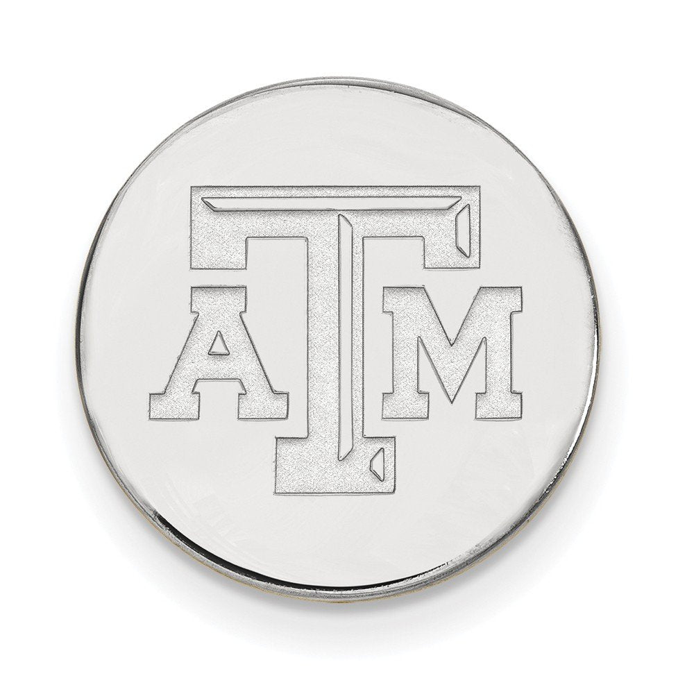 Sterling Silver Rhodium-plated LogoArt University of Nebraska Letter N Small Pendant QSS084UNE