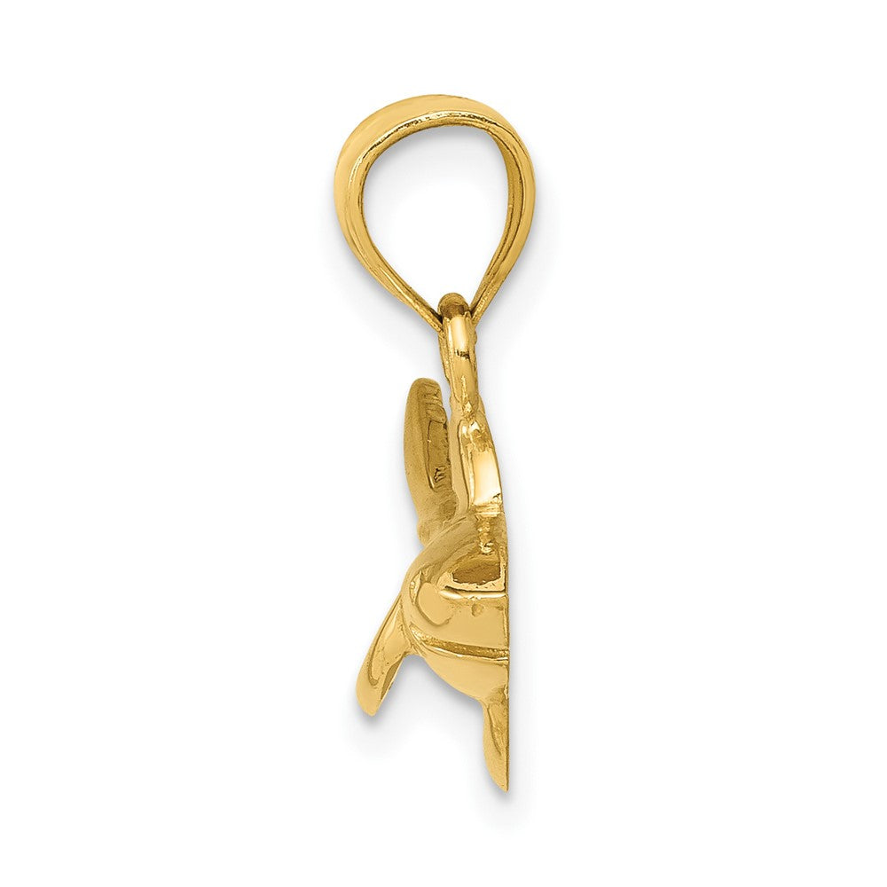 10K Shark Pendant Yellow Gold