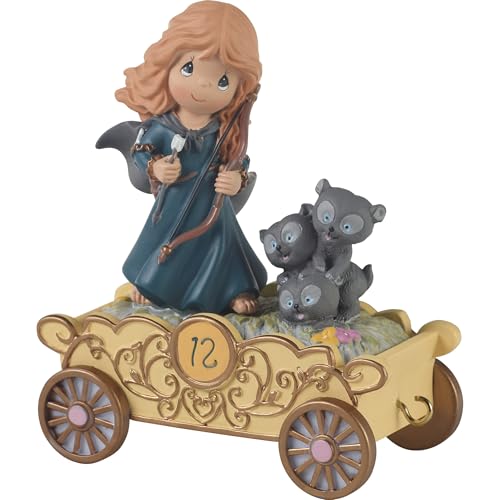 Disney Fulfill Your Dreams, Precious Moments Disney Birthday Princess Parade Figurine, Age 12, Count 1