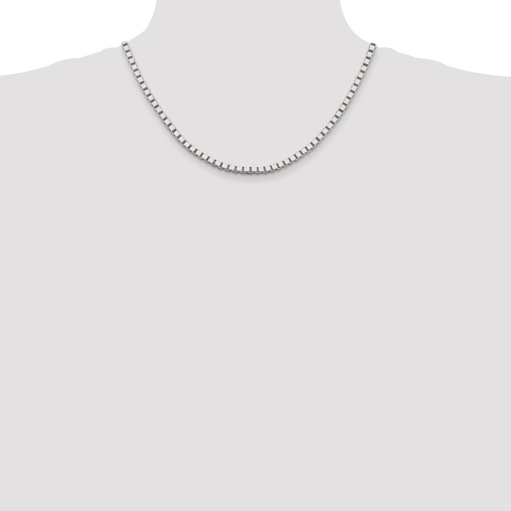 Sterling Silver 3.75mm Box Chain 18 Inches