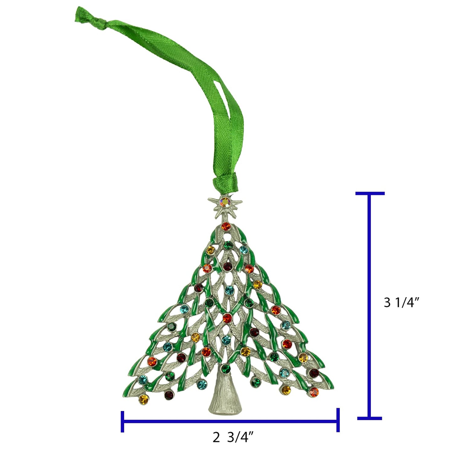 Ornament-Christmas Tree/Story Card & Gift Box