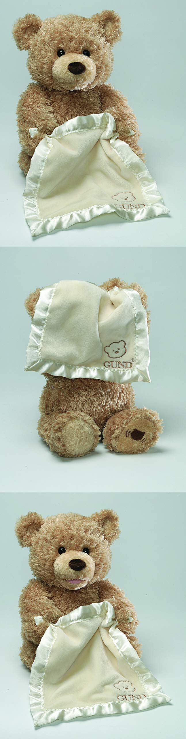 GUND Peek-A-Boo Teddy Bear Animated Stuffed Animal Plush, 11.5"