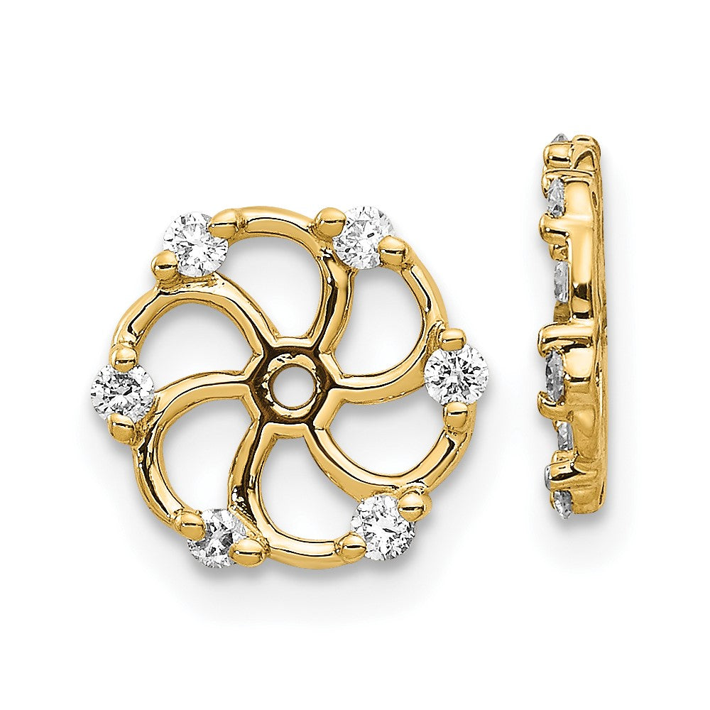 14k AA Diamond Earring Jacket