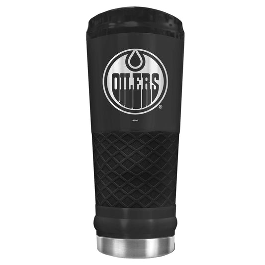 Black Edmonton Oilers Stealth Matte 24oz Tumbler