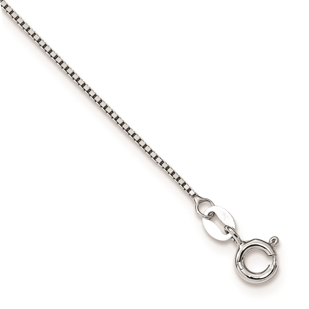 White Night Sterling Silver Rhodium-plated Black and White Diamond Triple Heart 18 Inch Necklace with 2 Inch Extender 18 Inches