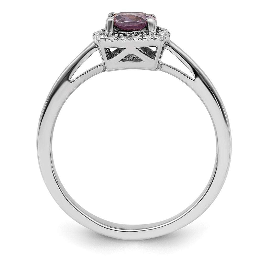 10kw ANT Amethyst and Diamond Ring
