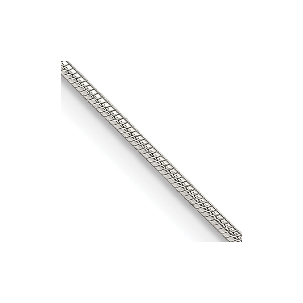 Sterling Silver 1mm Snake Chain 36 Inches