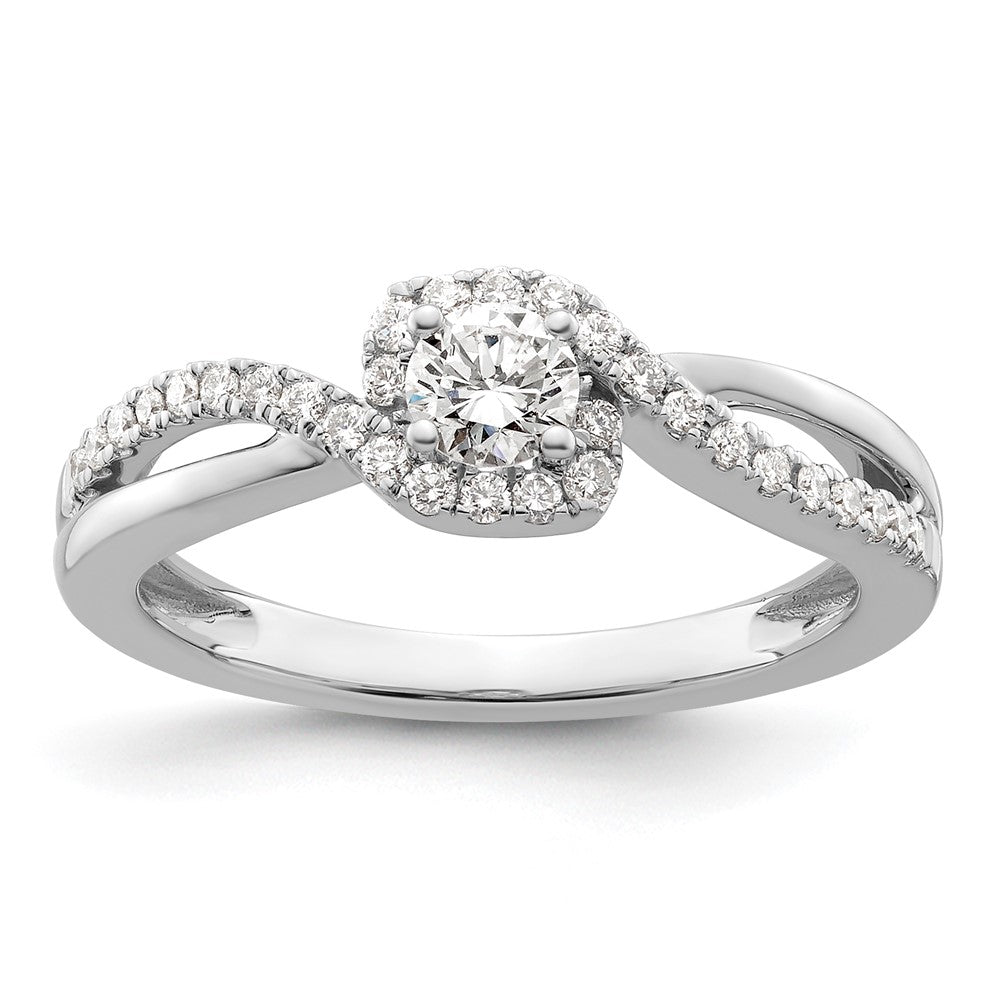 10k White Gold VS/SI+ G+ Lab Grown Diamond Ring