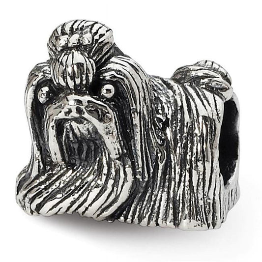Sterling Silver Reflections Shih Tzu Bead