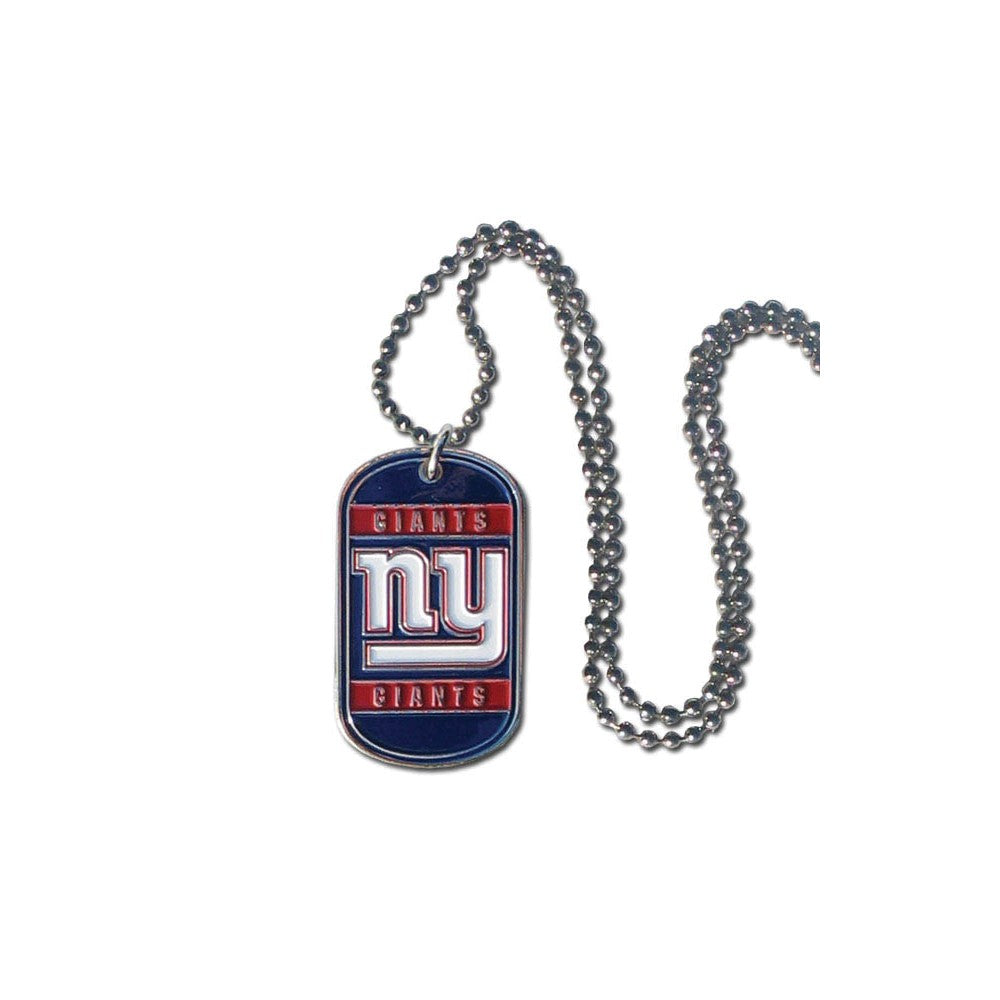 NFL Giants 36 inch Dogtag Chain Necklace