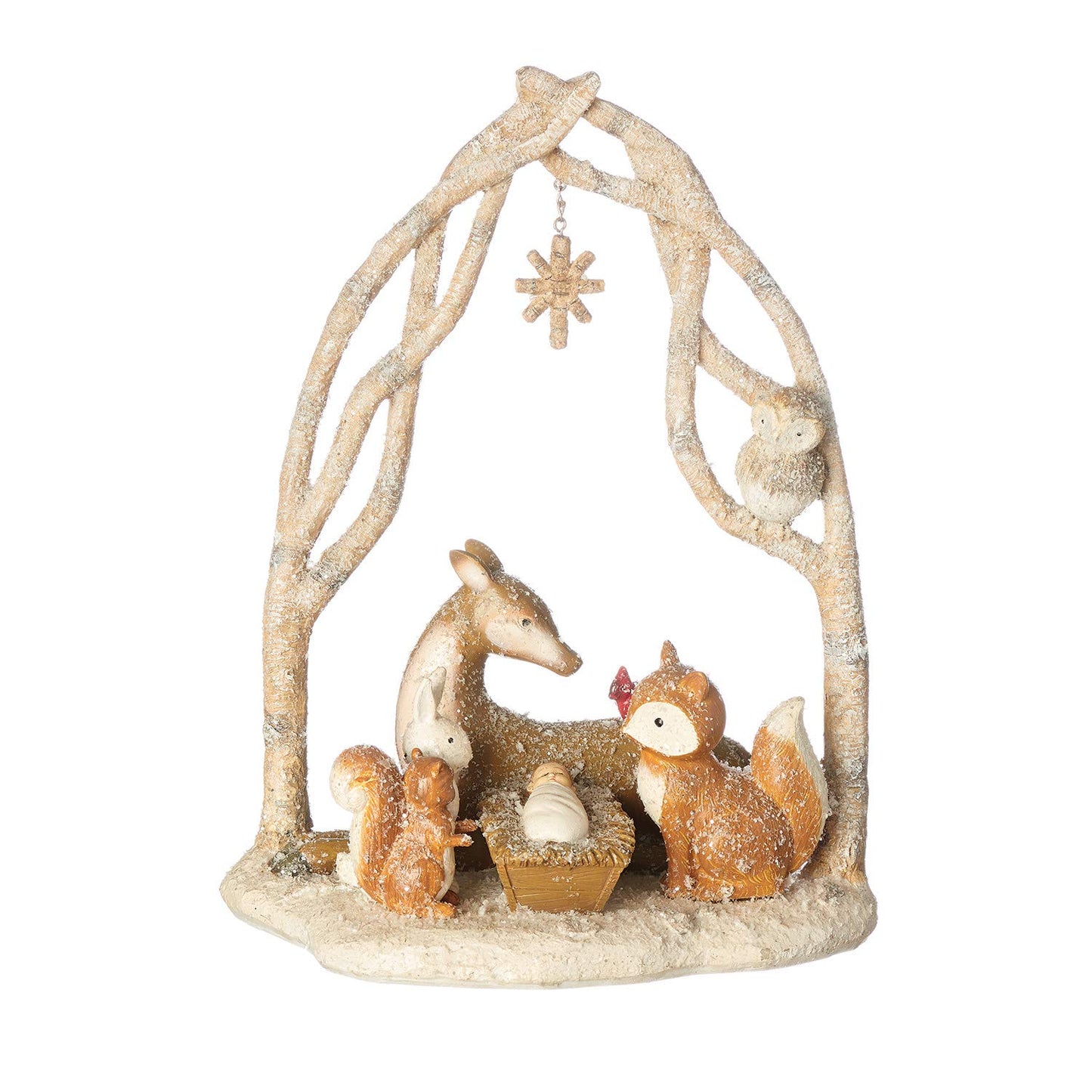 Roman 11.5" Baby Jesus with Animals Christmas Nativity Figurine