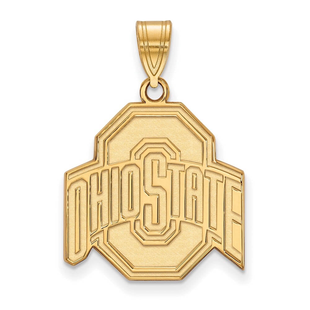 10k Gold LogoArt The Ohio State University Large Pendant Q1Y004OSU