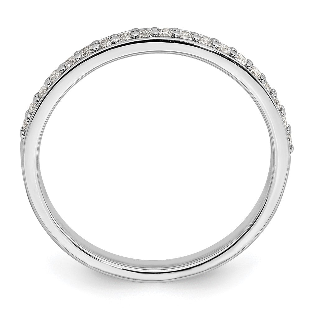 10k White Gold 1/5 carat Lab Grown Diamond VS/SI+ G+ Complete Wedding Band