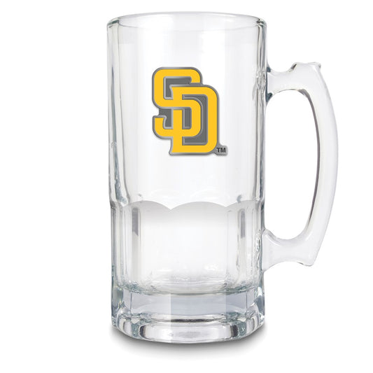 MLB San Diego Padres Glass 32 ounce Macho Mug