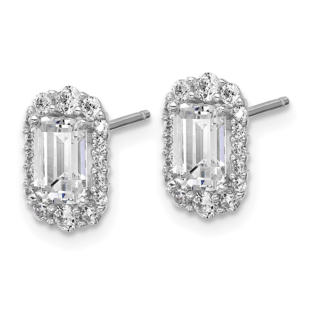 Sterling Silver Polished Heart Post Earrings