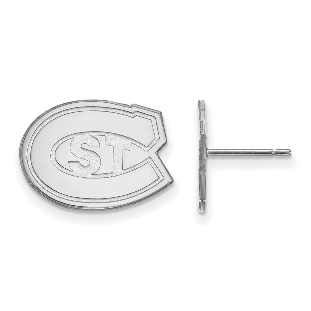 Sterling Silver St. Cloud State Small Post Earrings