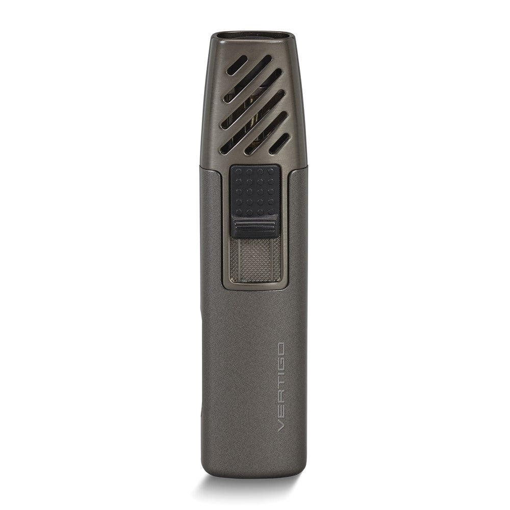 Vertigo Gunmetal Gnome Slim Single Torch Flame Lighter