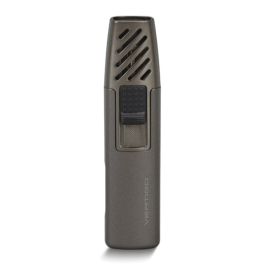 Vertigo Gunmetal Gnome Slim Single Torch Flame Lighter