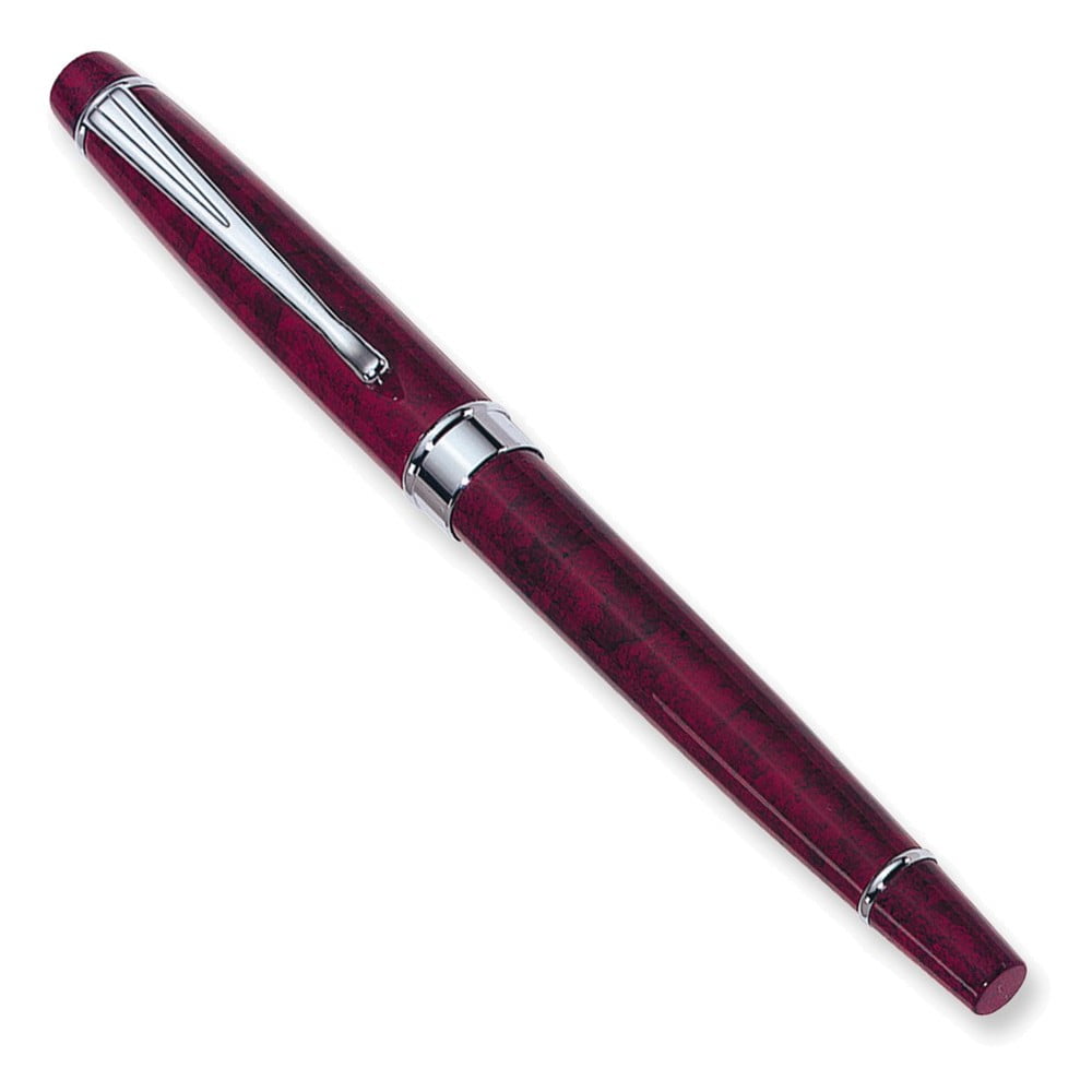 Charles Hubert Red Marbleized Rollerball Pen