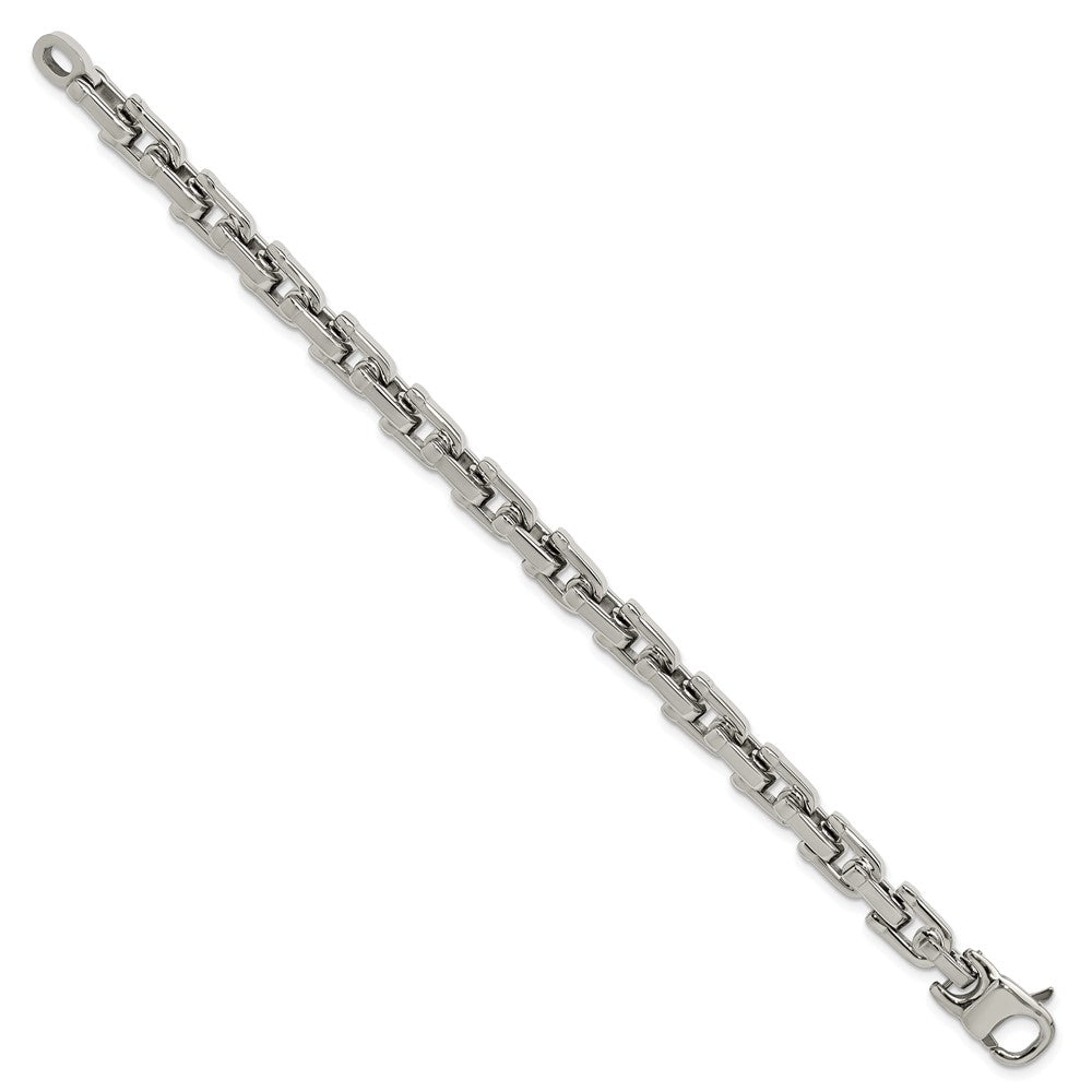 Stainless Steel Polished 8.5in Link Bracelet 8.5 inches