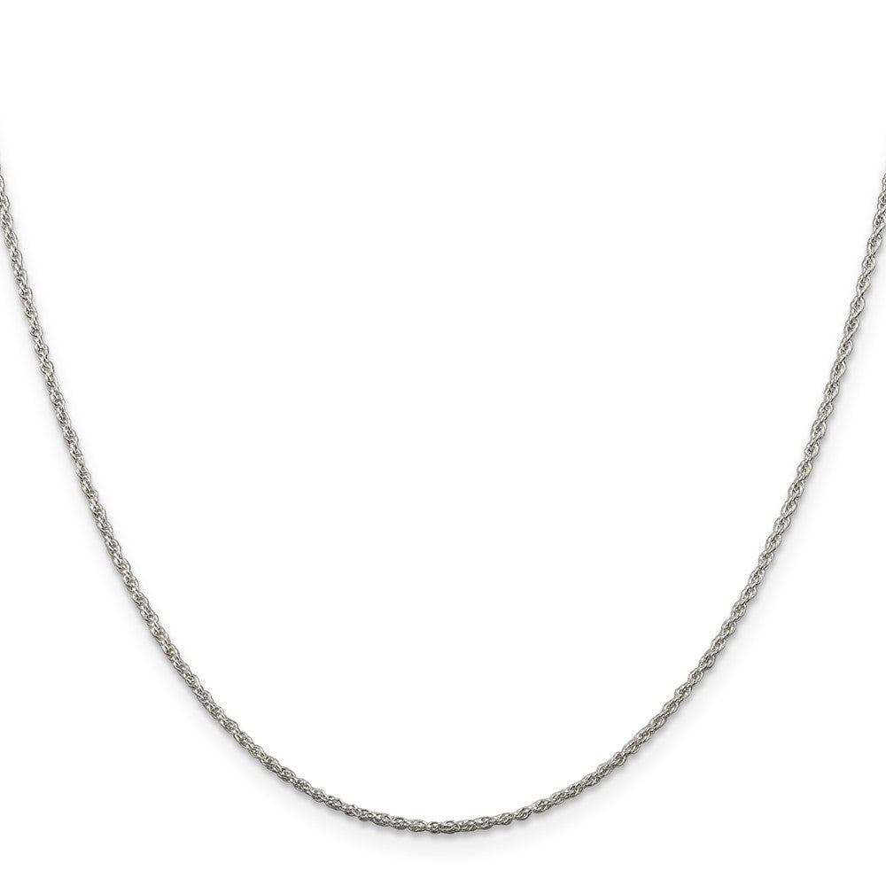 Sterling Silver 1.3mm Loose Rope Chain 30 Inches