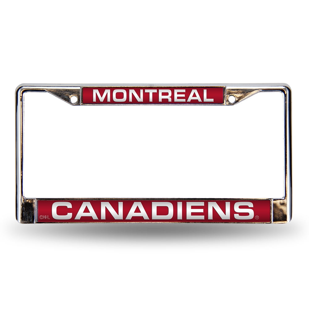 Montreal Hockey Hab's-Canadien's Hockey Chrome Metal Laser Cut License Plate Frame