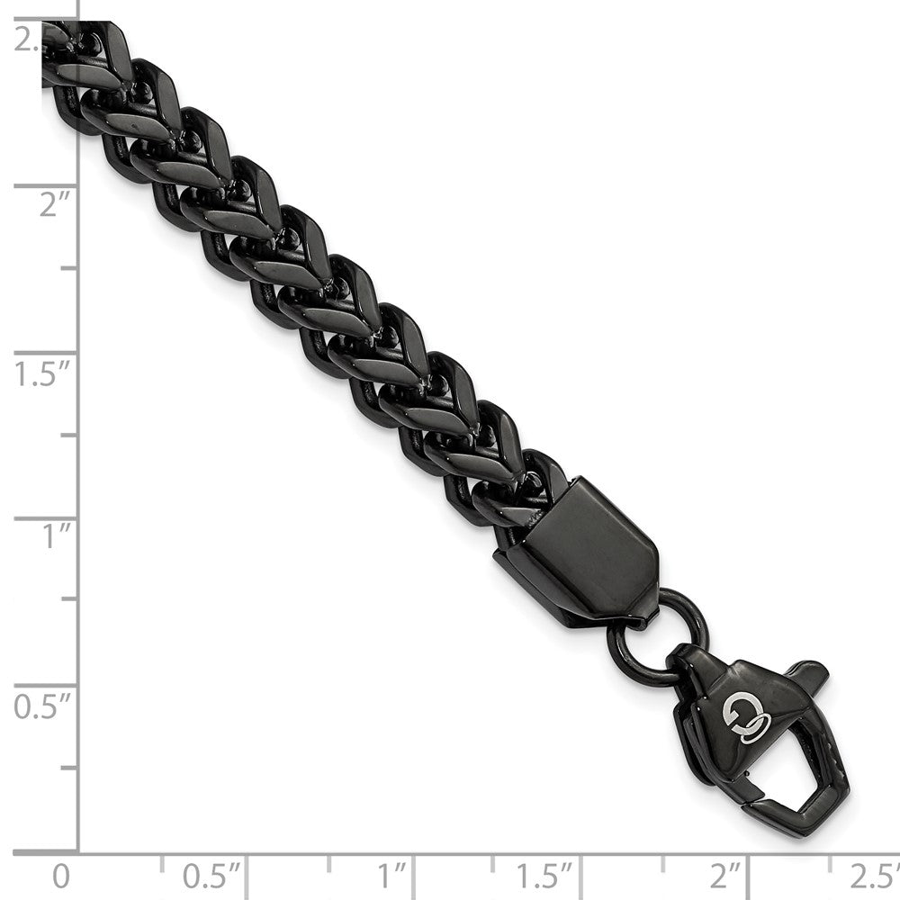 Stainless Steel & Black IP 9.25 Bracelet
