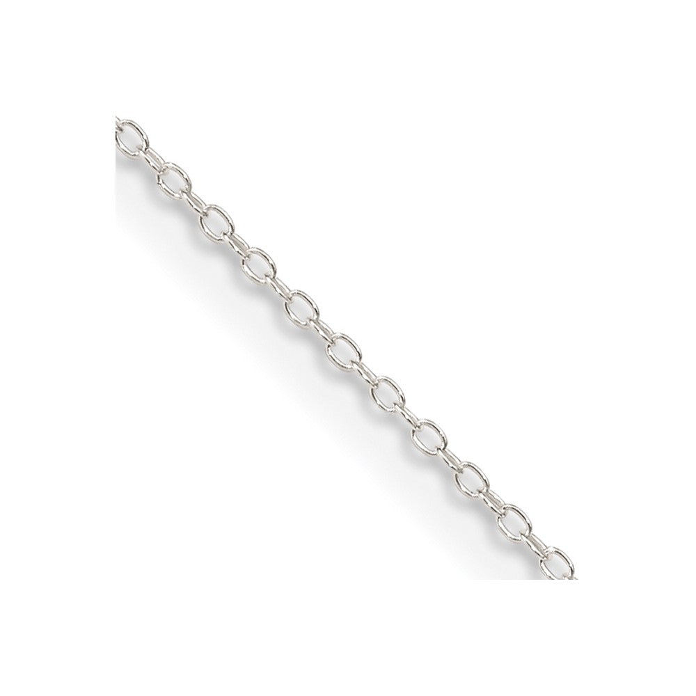 Sterling Silver .95mm Forzantina Cable Chain 24 Inches