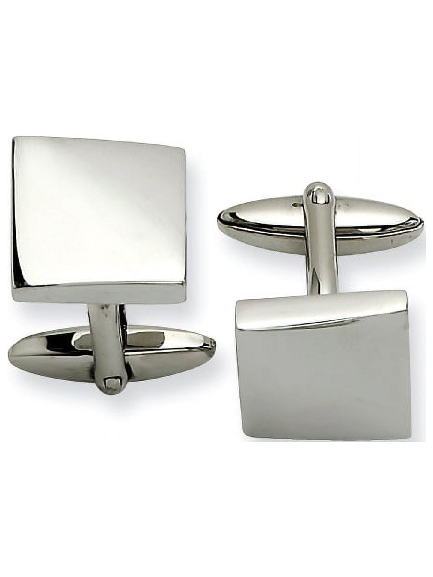 Stainless Steel Polished Cuff Links