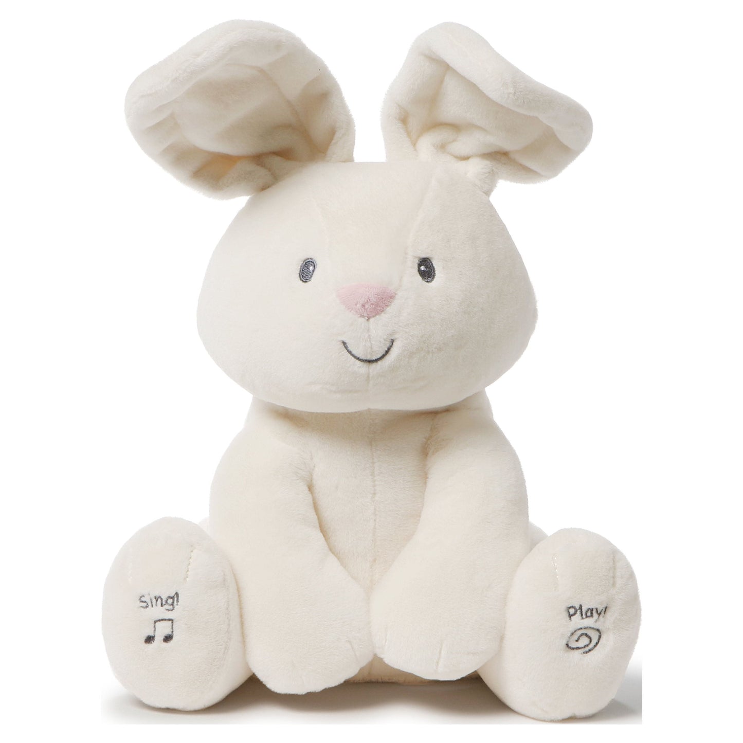 Baby GUND Flora The Bunny Animated Plush Stuffed Animal Toy, Cream, 12"