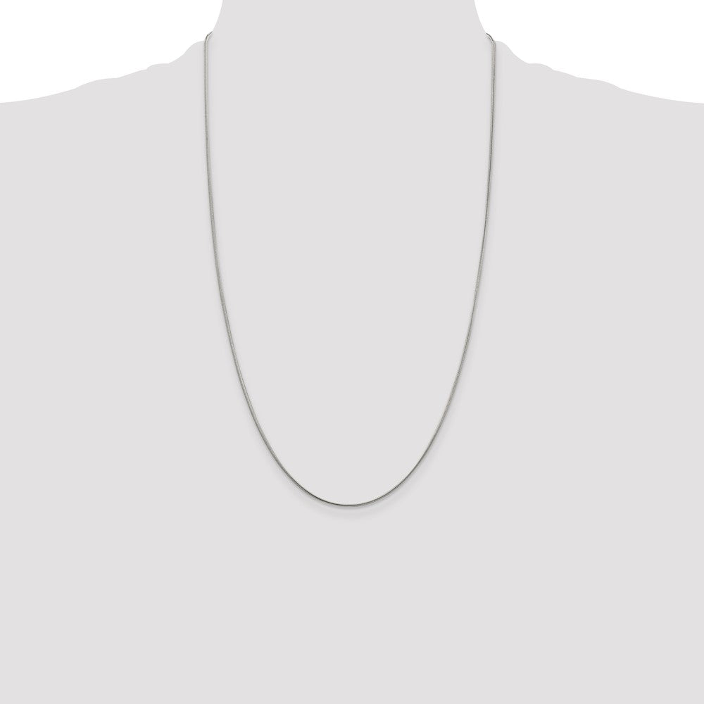 Sterling Silver 1mm Snake Chain 26 Inches