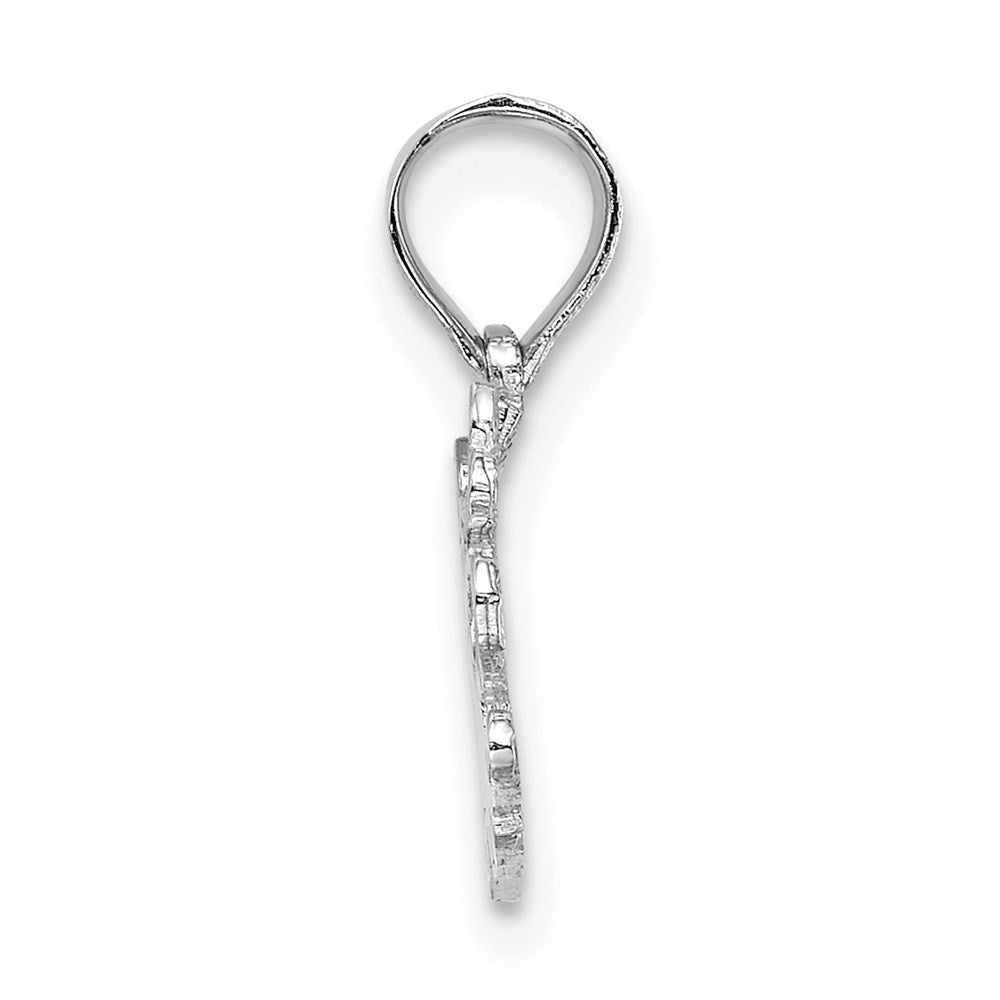 14K White Gold LITTLE ANGEL  Pendant