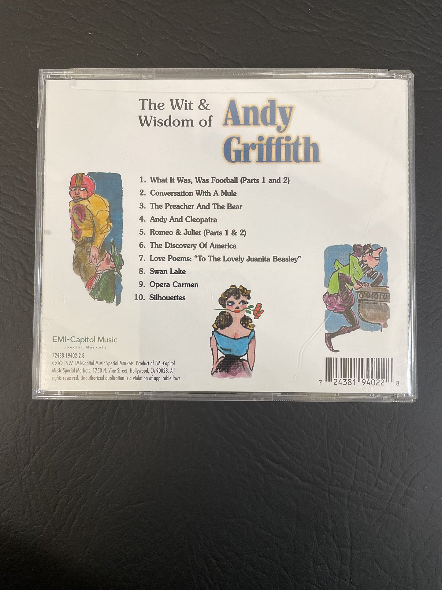 Andy Griffith - Wit & Wisdom of Andy Griffith - Comedy - CD
