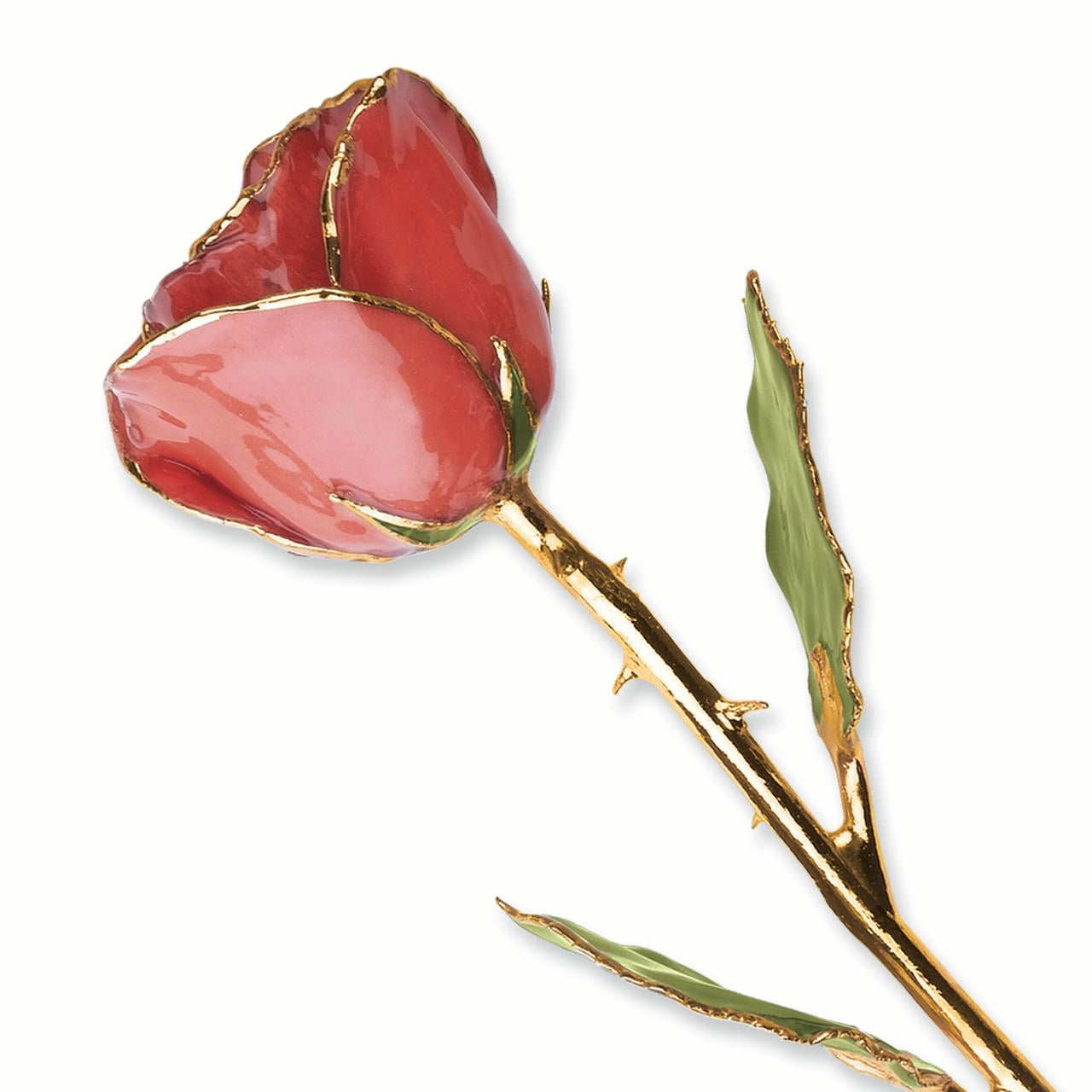 24k Gold Plated Trim Sonia Pearl Rose