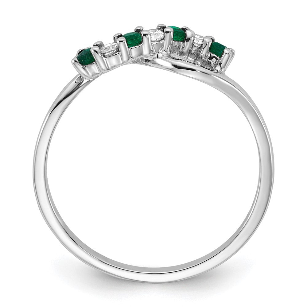 10kw Emerald and Diamond Ring
