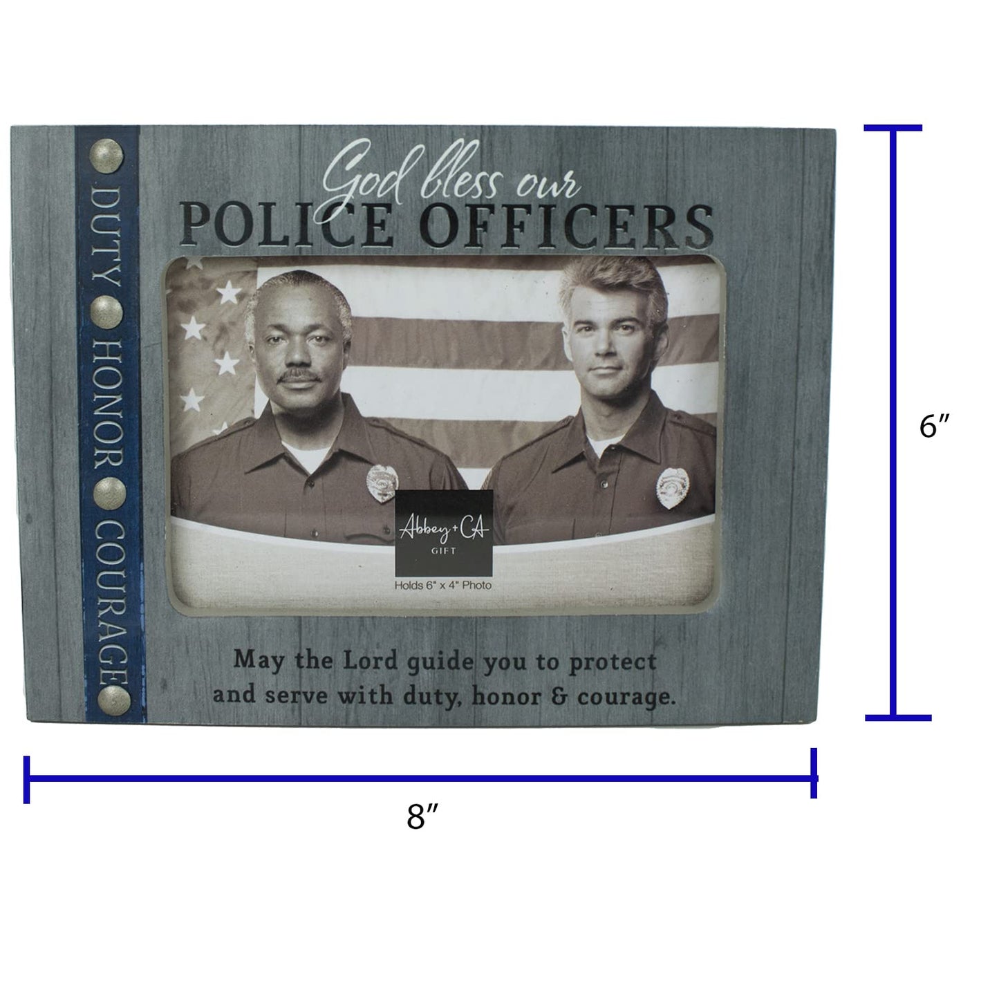 Cathedral Art Bless Our Police Officers Photo Frame, One Size, Multi