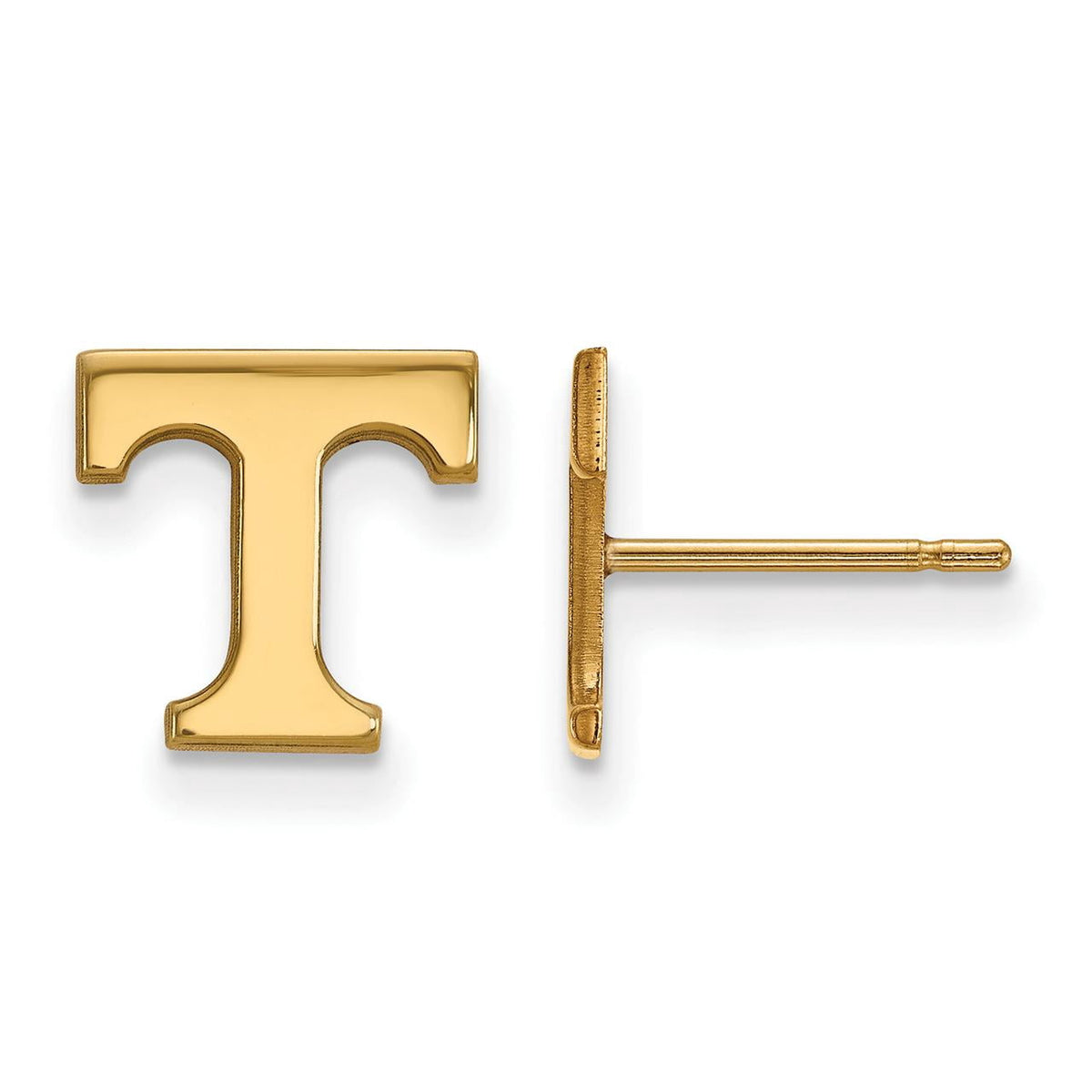 Women's Tennessee Volunteers Gold Plated XS Post Earrings