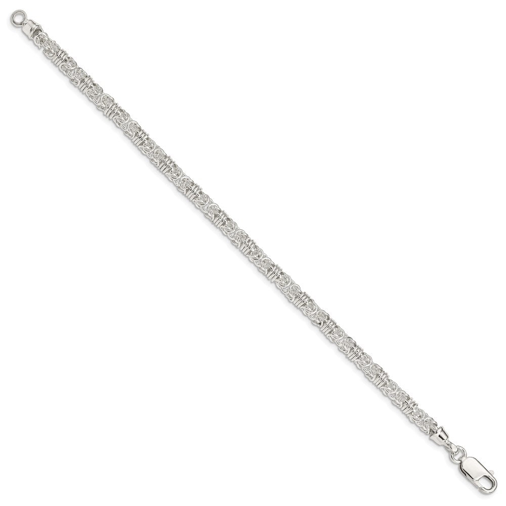 Sterling Silver 7.5inch Polished Fancy Link Bracelet 7.5 inches