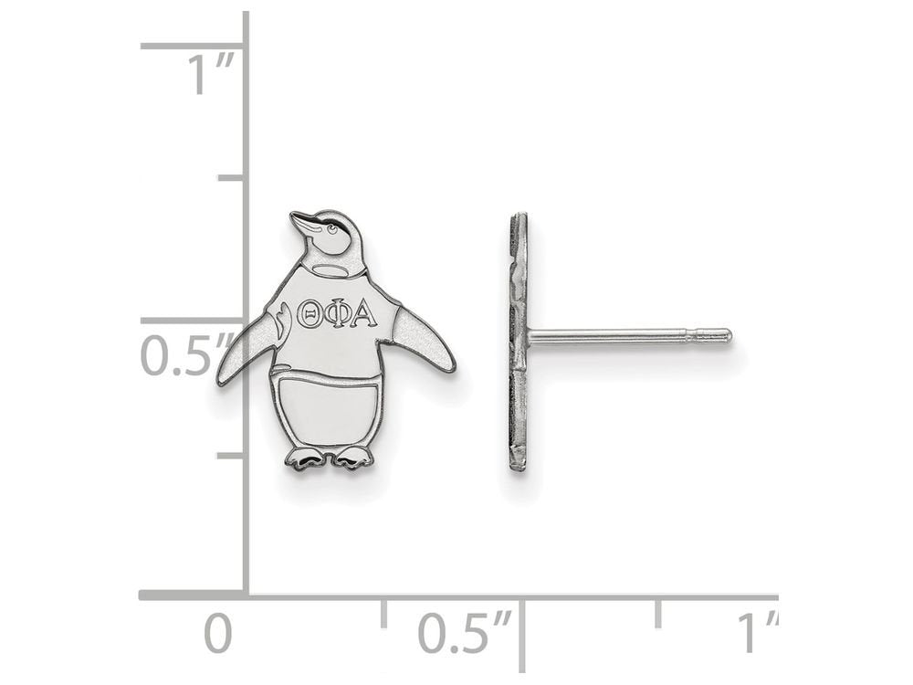 Sterling Silver Official Licensed Greek Sororities Theta Phi Alpha (???) XS Post Earrings