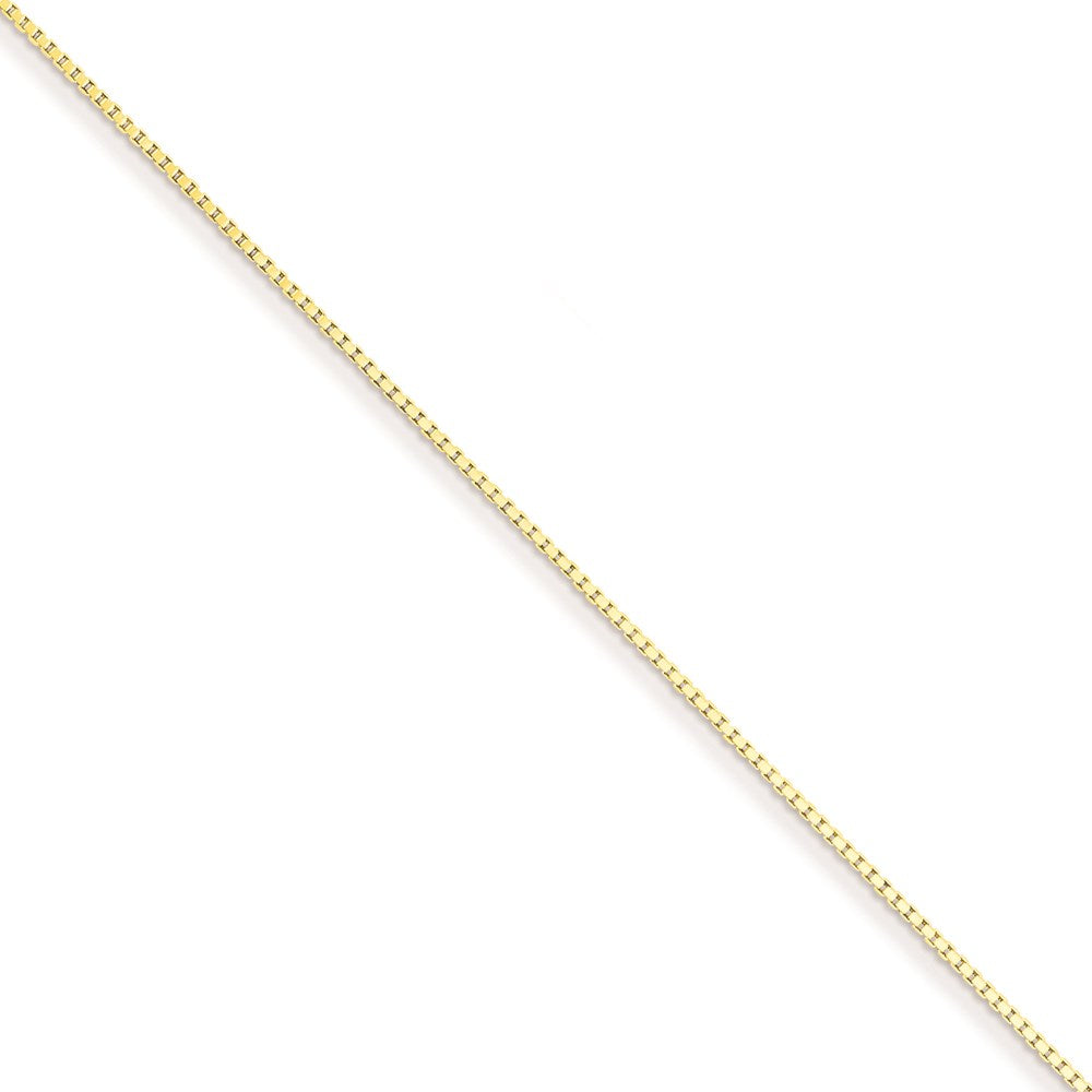 Flash Gold-plated Sterling Silver .90mm Box Chain 16 Inches
