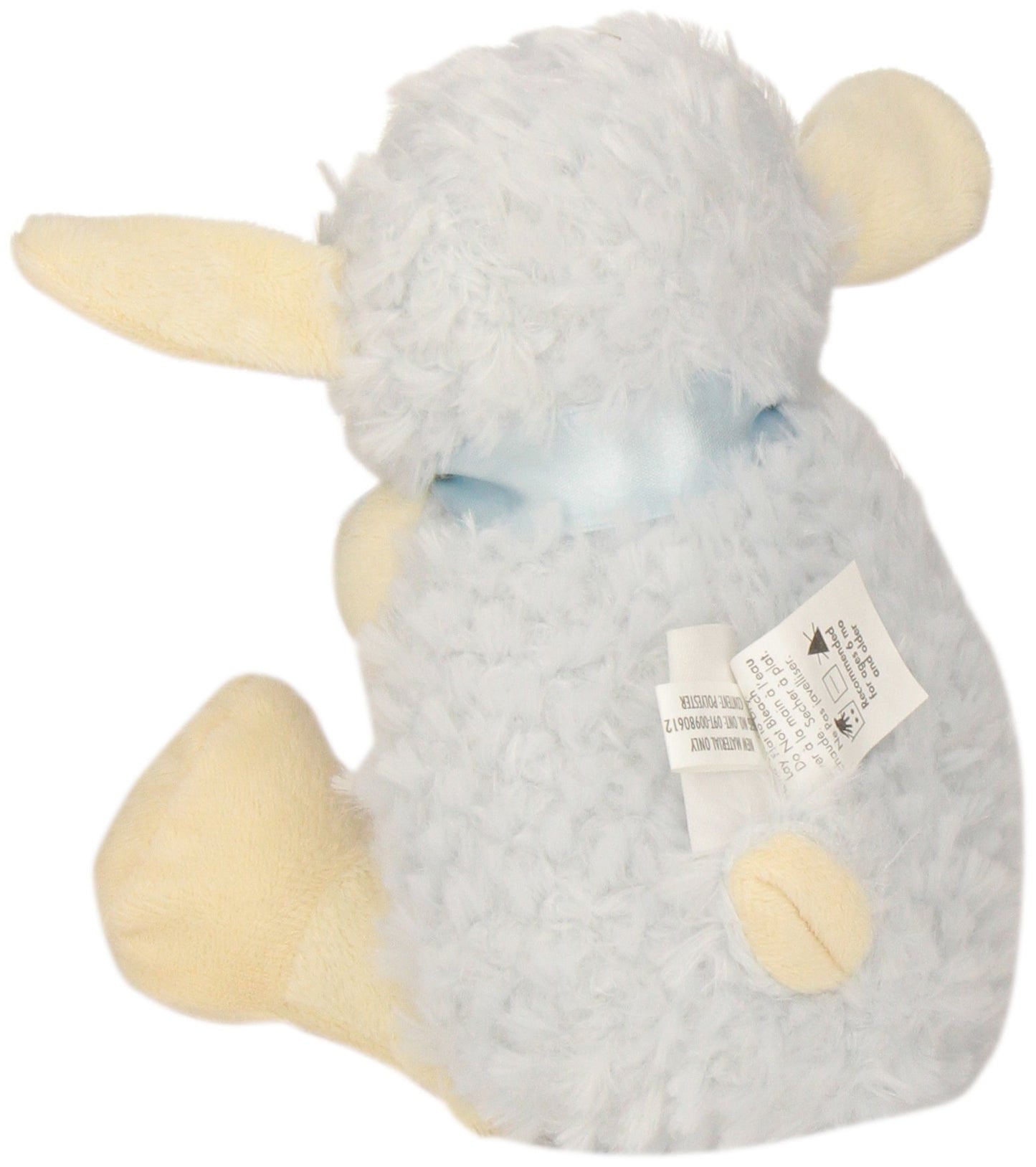 Stephan Baby Ultra Soft and Huggable Musical Praying Woolly Lamb, Blue